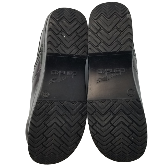 Dansko Professional Clogs Patent Burgundy Shoes Women's Size 7.5 - 8 EU Size 38 - Picture 7 of 16